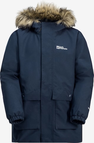 JACK WOLFSKIN Outdoor jacket 'Cosy Bear' in Blue: front