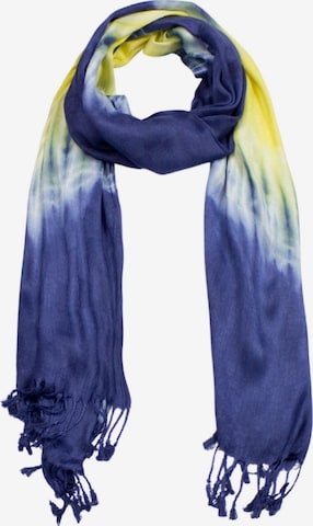 Sunsa Schal 'Sunsa' in Blau: Vorderseite