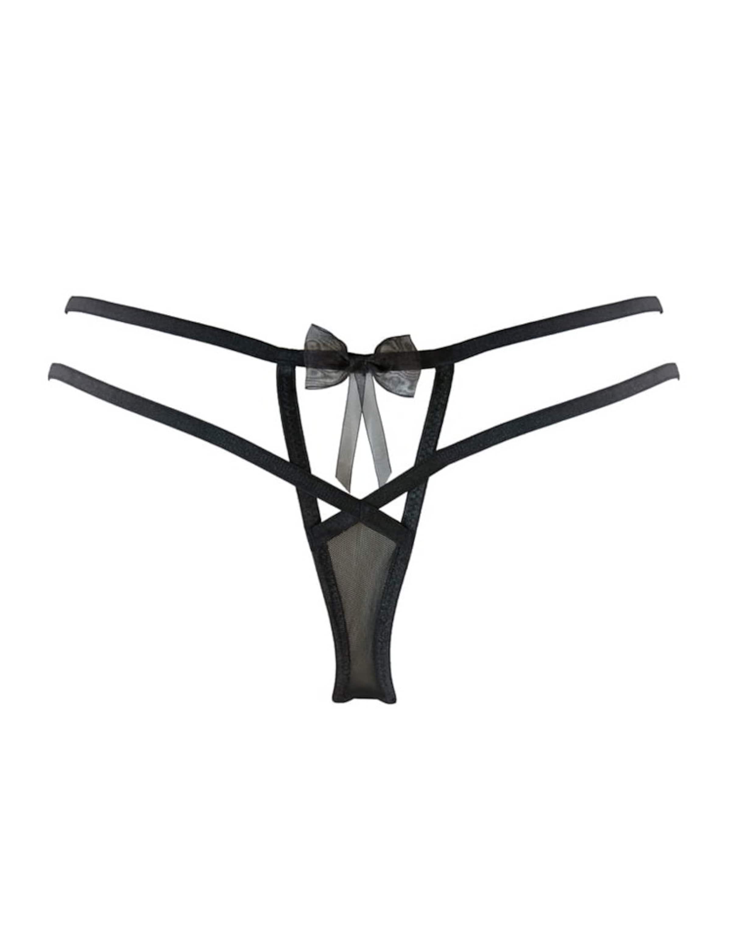 WHITE RVBBIT String 'Queen Of Time' in Black