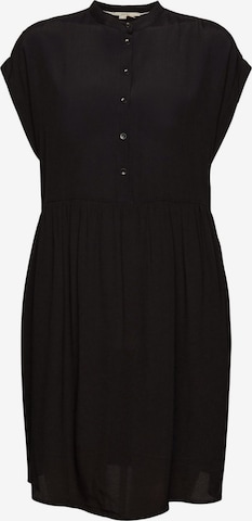 ESPRIT Košeľové šaty - Čierna: predná strana