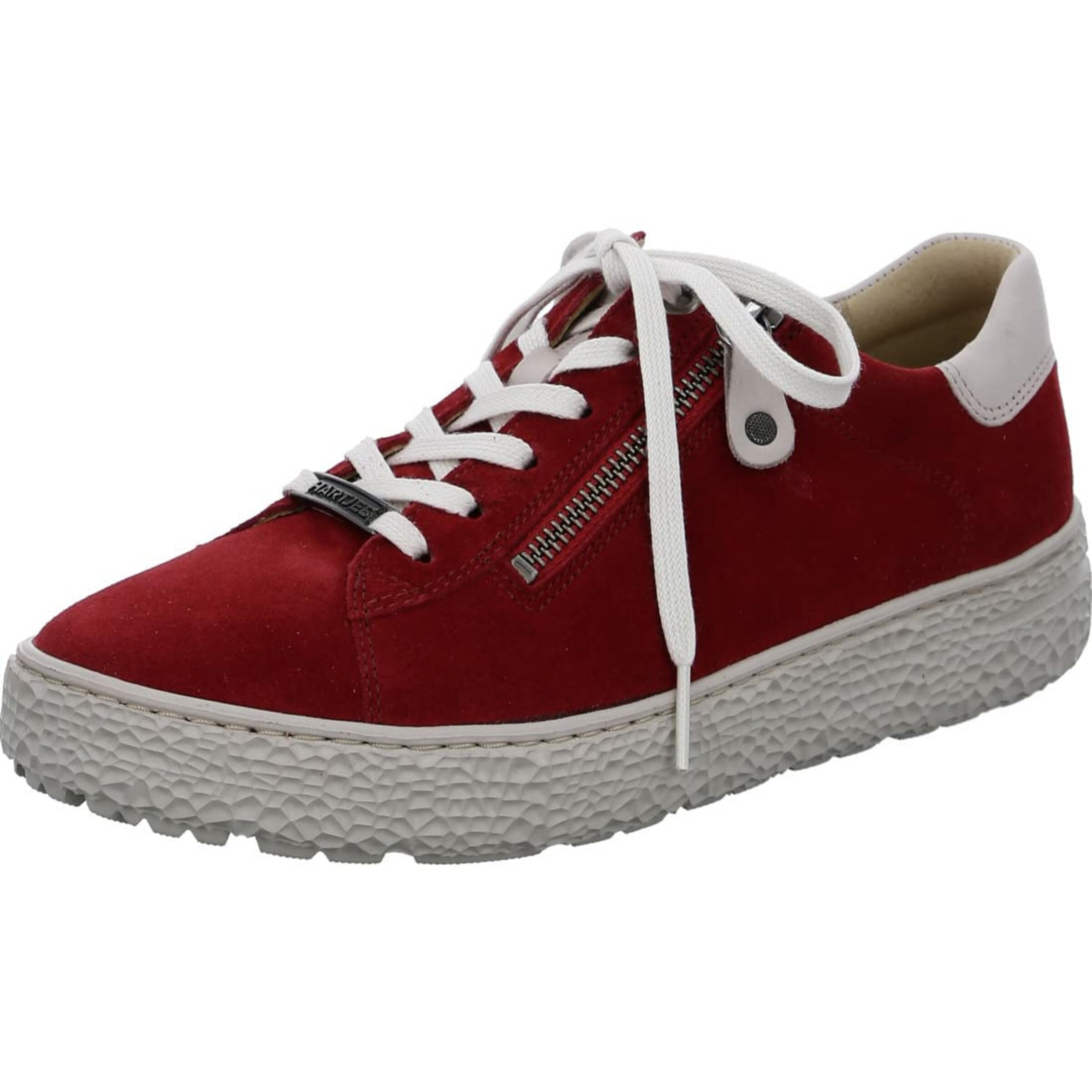 Hartjes Platform trainers in Red: front