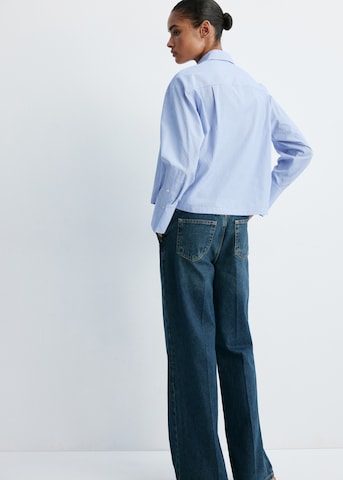 Camicia da donna 'SHINNY' di MANGO in blu