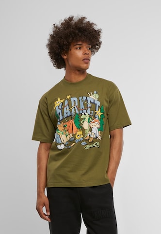MARKET T-Shirt 'Backcountry Buds' in Grün