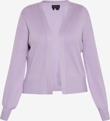 NAEMI Strickjacke in Lila: Vorderseite