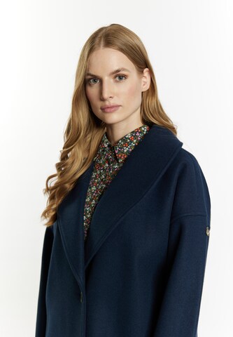 DreiMaster Vintage Between-seasons coat 'Incus' in Blue