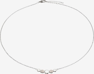 Boccia Titanium Necklace in Silver: front