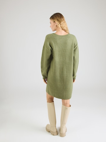 VILA Pletené šaty - Zelená