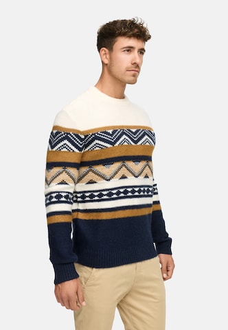 Pull-over 'Axton' INDICODE JEANS en mélange de couleurs