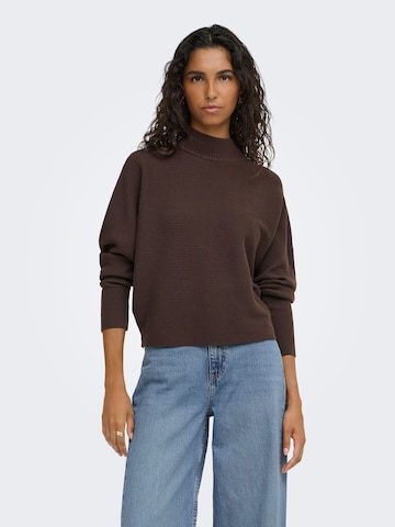 Pull-over 'PRIME ' JDY en marron : devant