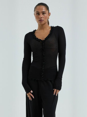 T-shirt Seamless Basic en noir : devant