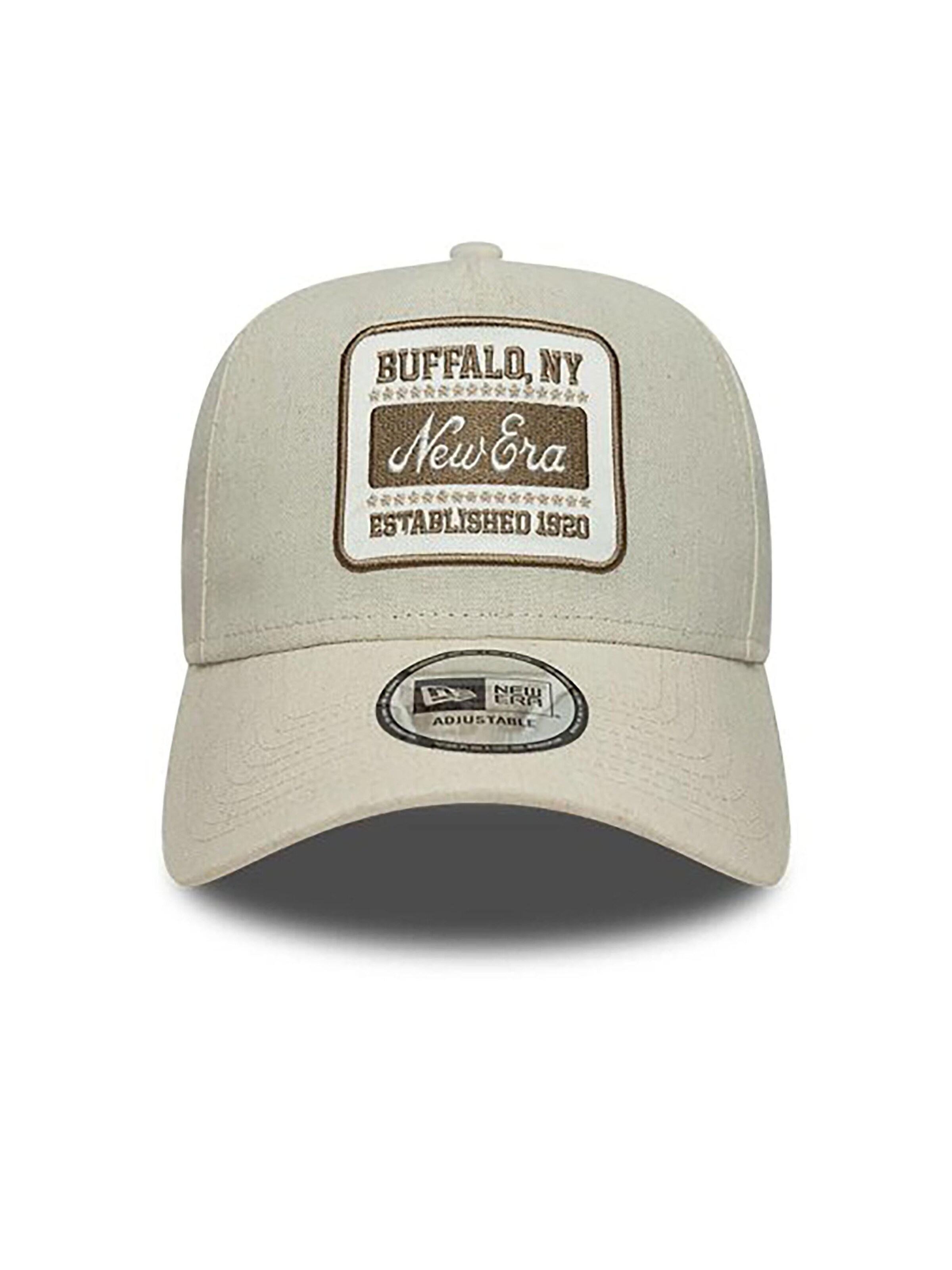 NEW ERA Cap '9FORTY Cap Patch Line'‌‌ in Beige: Vorderseite