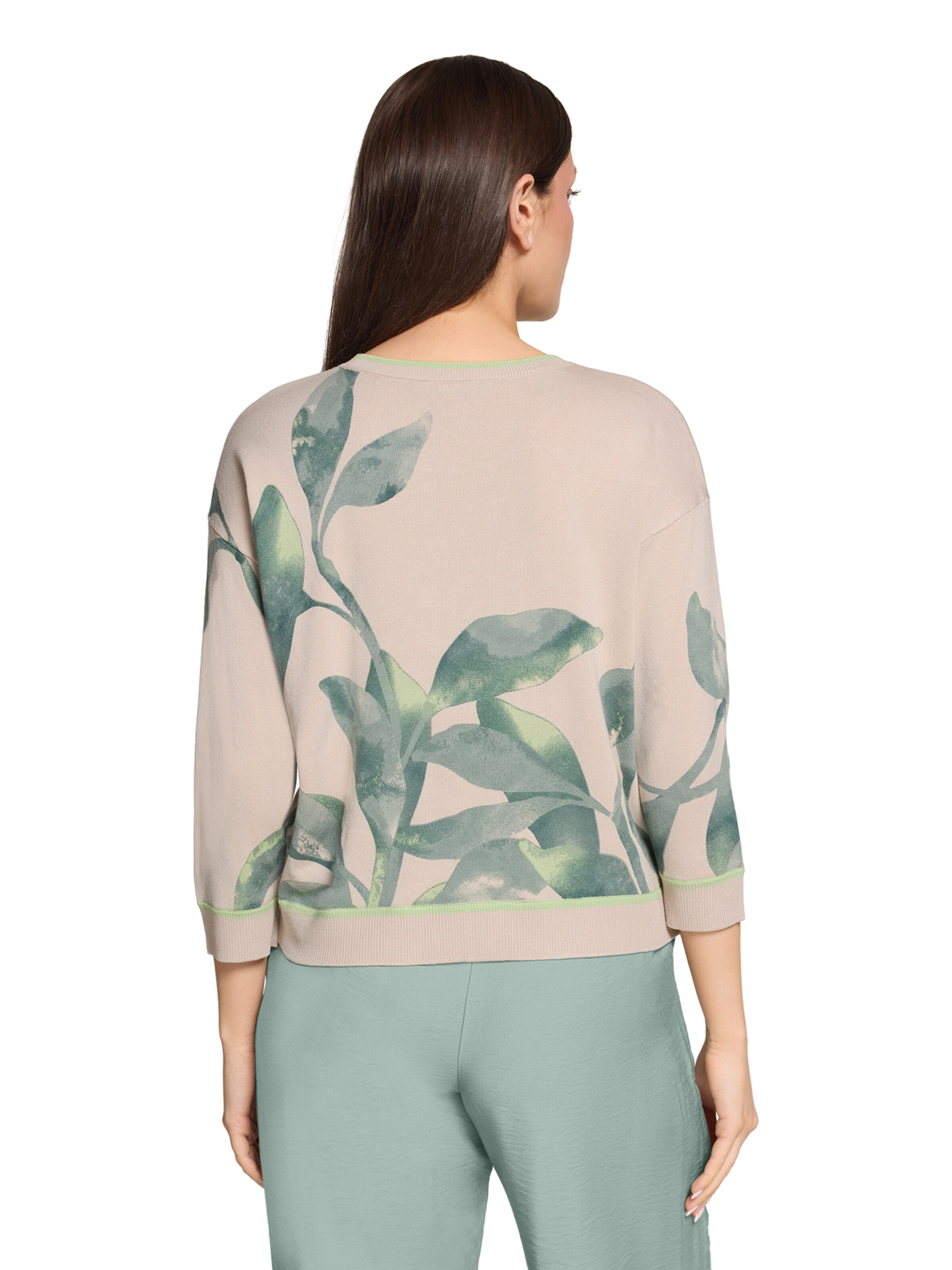 Betty Barclay Strickpullover mit Print in Beige