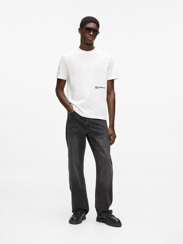 KARL LAGERFELD JEANS Póló - fekete