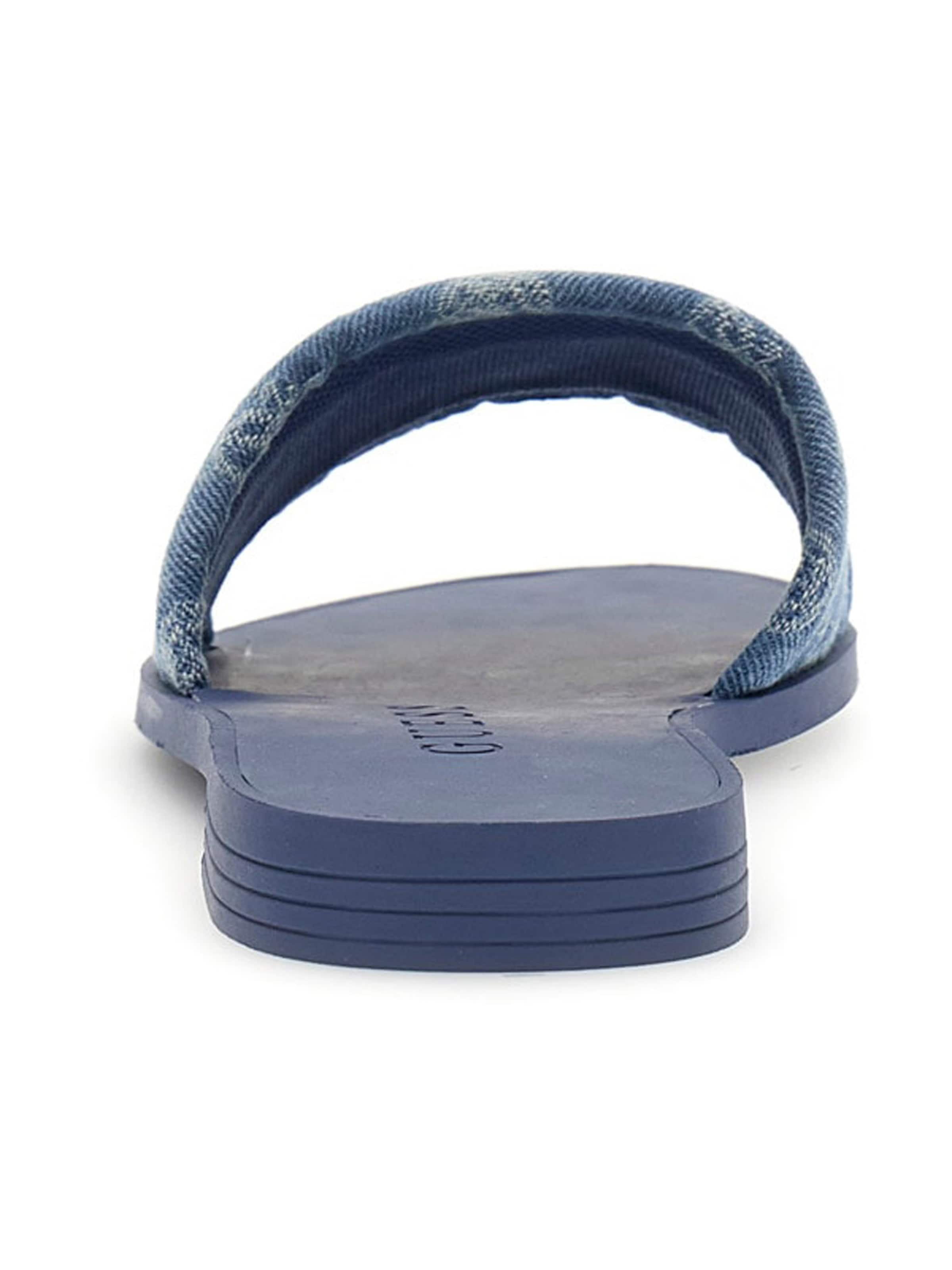 Saboți 'ELYSONE' de la GUESS pe albastru