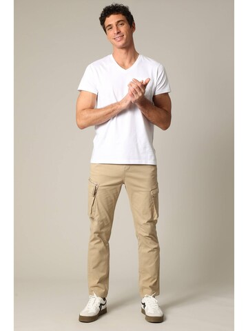 Deeluxe Regular Cargobroek ' AMADOR ' in Beige