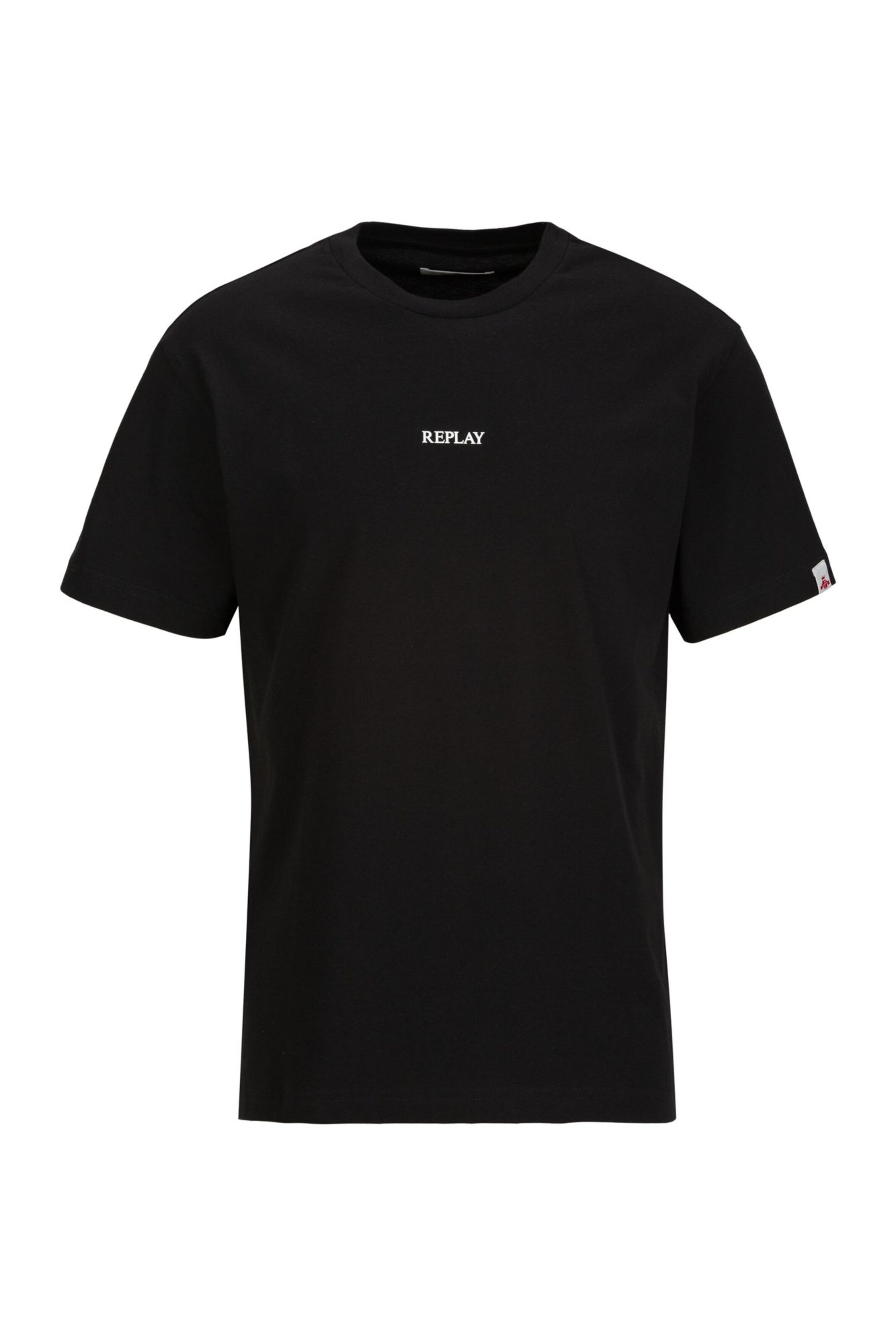 REPLAY Shirt in Black / White, Item view