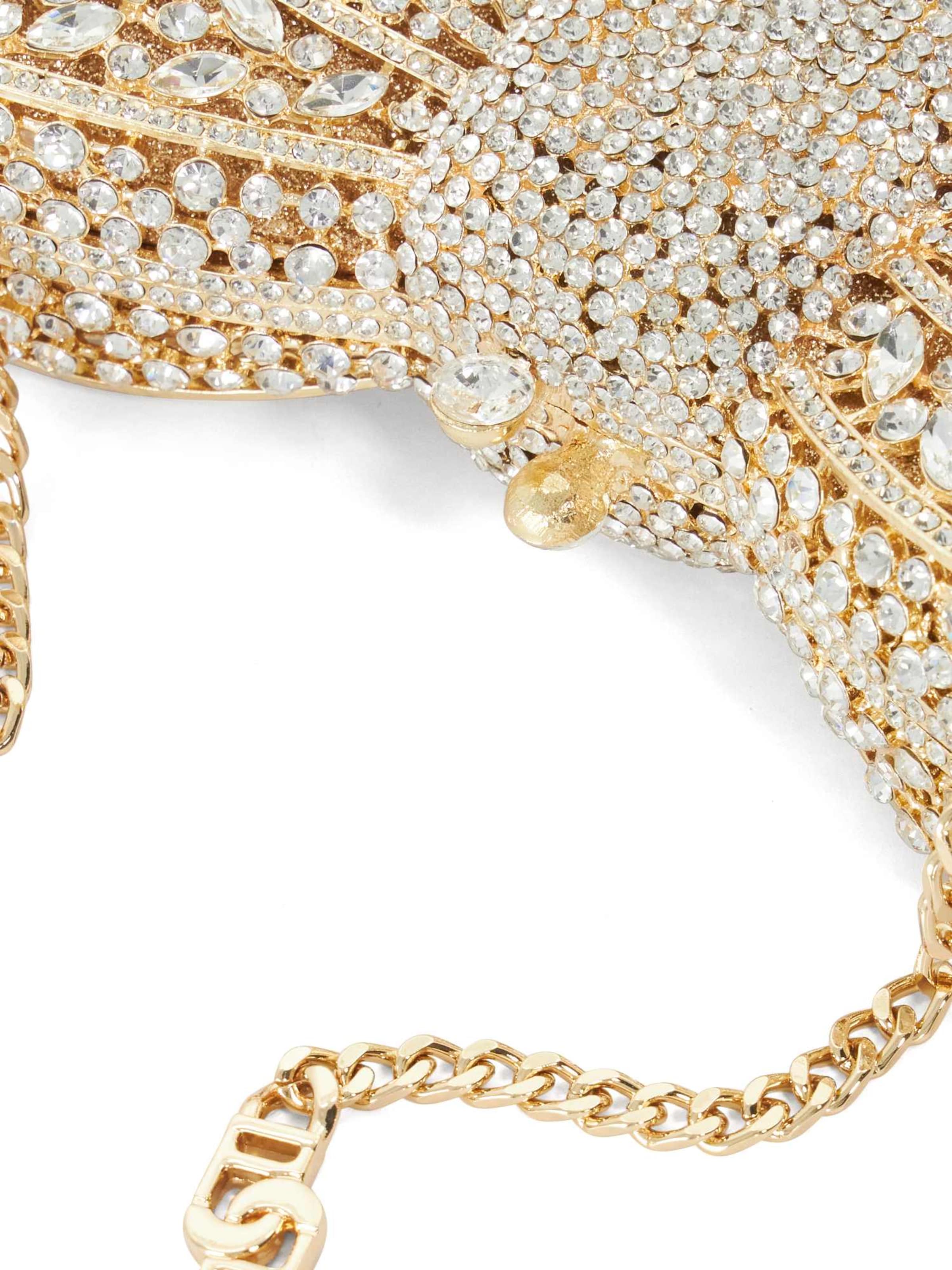 Dune LONDON Clutch 'Enchant' in Goud