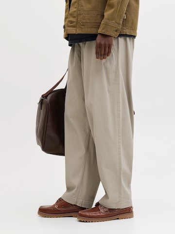 JACK & JONES Baggy Παντελόνι 'JPSTEvan Dylan' σε μπεζ