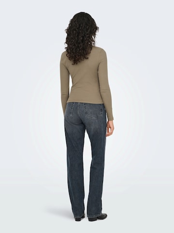 ONLY Shirt 'ONLVAL' in Brown