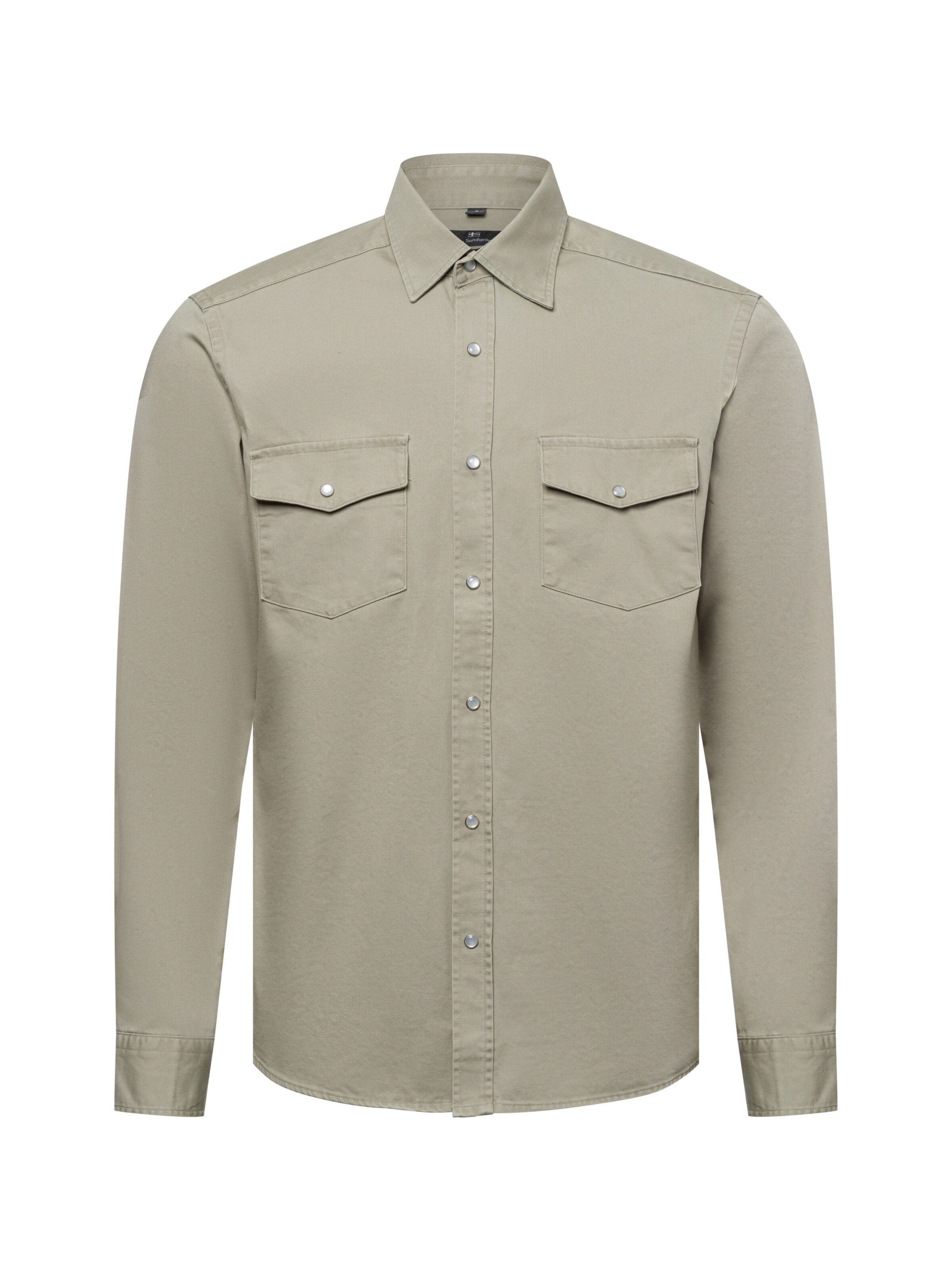 Nils Sundström Regular Fit Hemd in Grün: Vorderseite