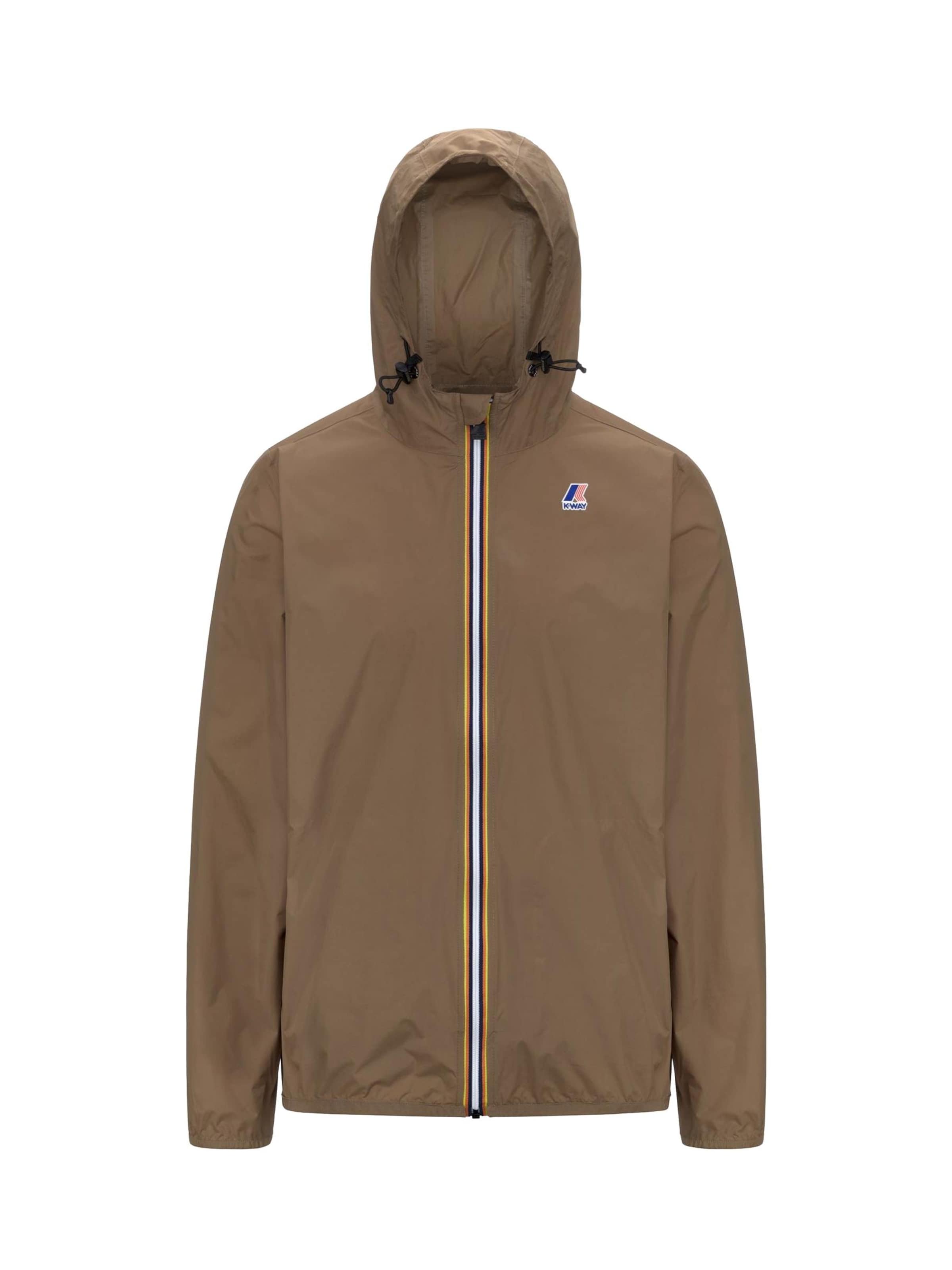 K-Way Tussenjas 'K-WAY 4.0 CLAUDE' in Bruin: voorkant