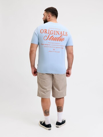 Jack & Jones Plus Bluser & t-shirts 'JORNorrebro' i blå