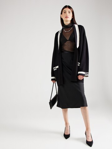 Elisabetta Franchi Strickjacke in Schwarz