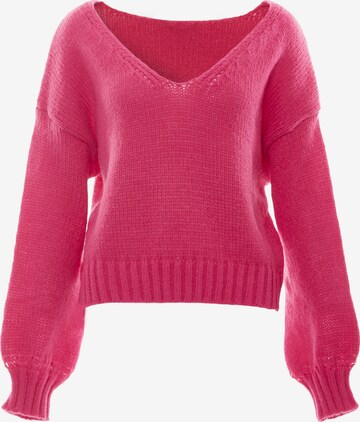 Pull-over MYMO en rose : devant