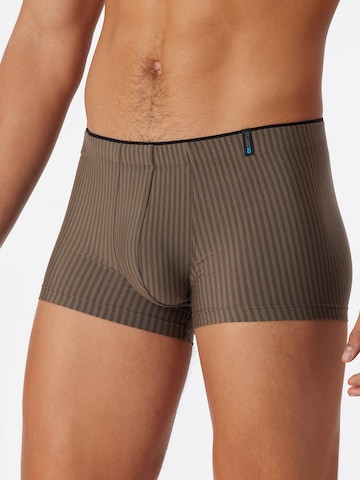 SCHIESSER Regular Boxer shorts ' Long Life Soft ' in Brown: front
