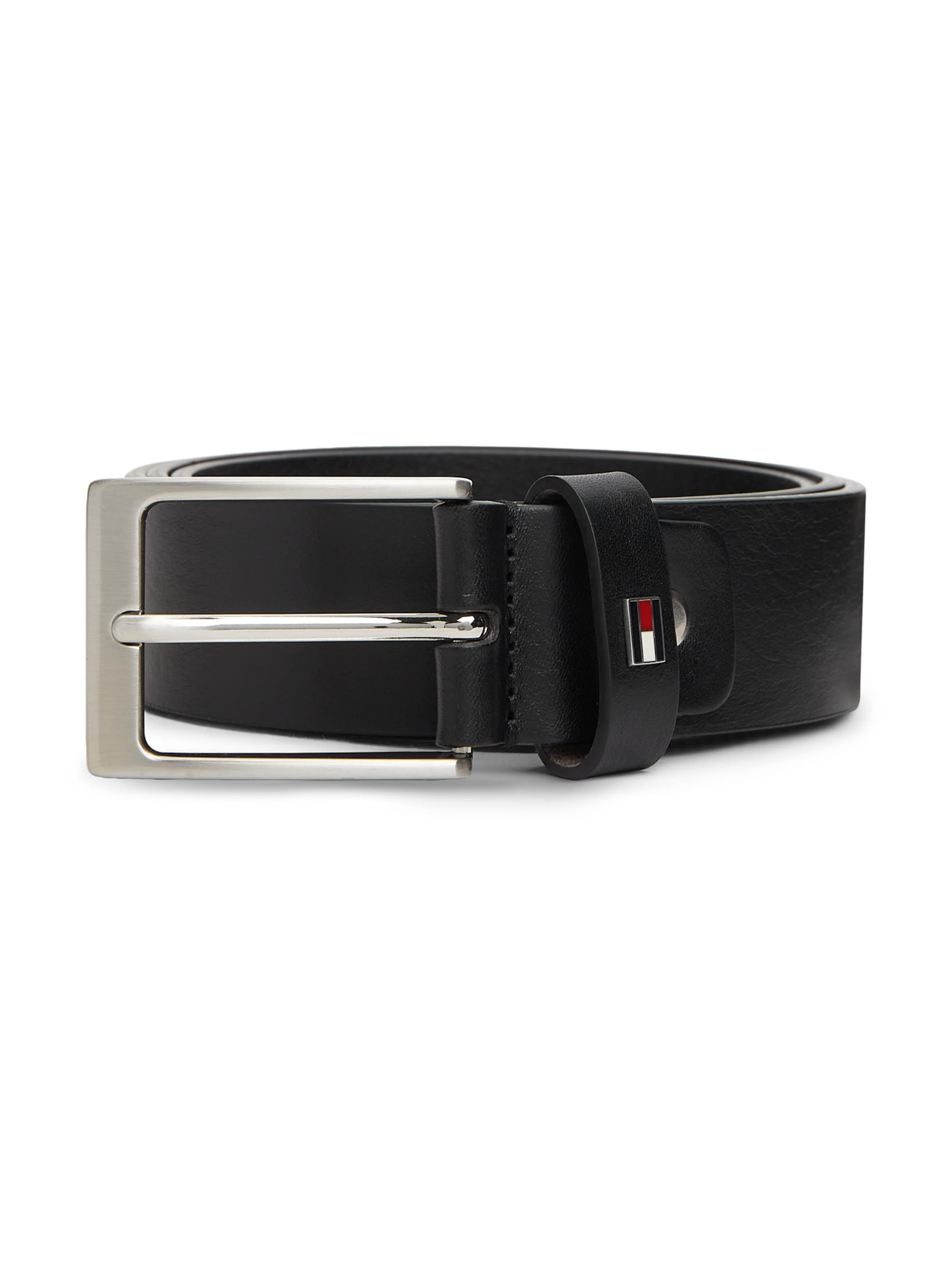 TOMMY HILFIGER Belt 'LAYTON' in Black: front
