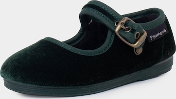 Chaussure basse Pisamonas en vert : devant