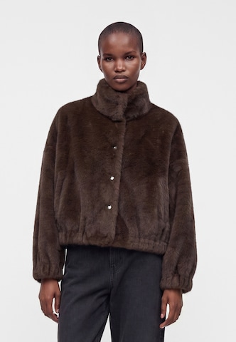 Weekend Max Mara Winterjas 'ANEMONE' in Bruin: voorkant