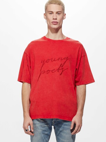 Young Poets Shirt 'Yoricko' in Red: front