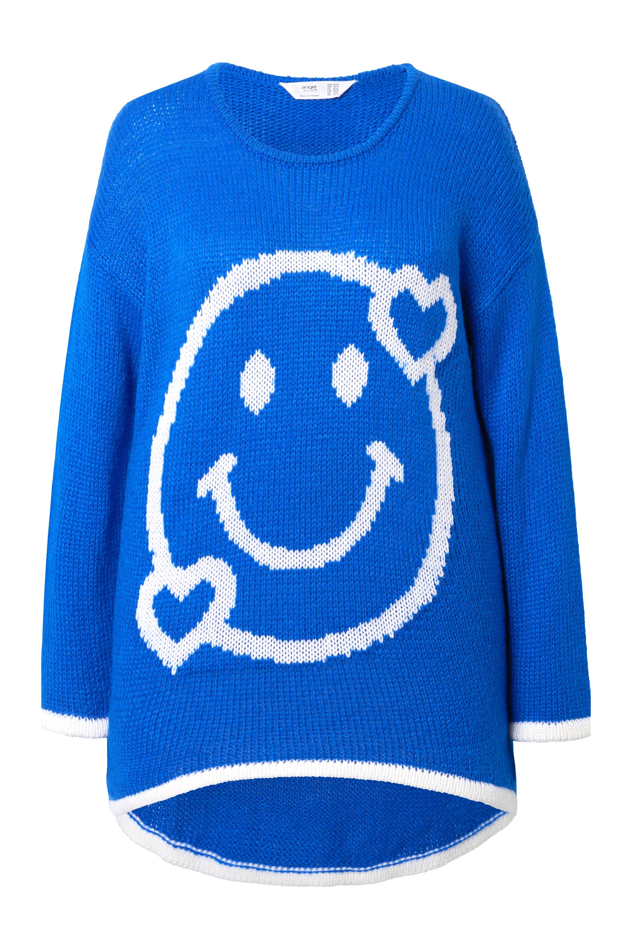 Angel of Style Sweater in Blue: front