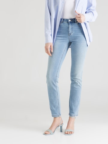 Coupe slim Jean 'Sui' ONLY en bleu : devant