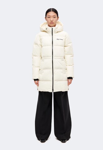 KARL LAGERFELD JEANS Vinterfrakke i hvid