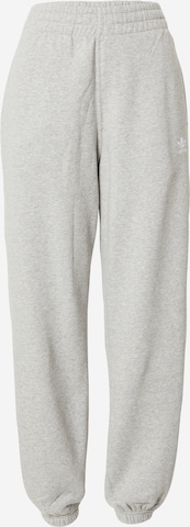 ADIDAS ORIGINALS Tapered Trousers 'Essentials Fleece' in Grey: front