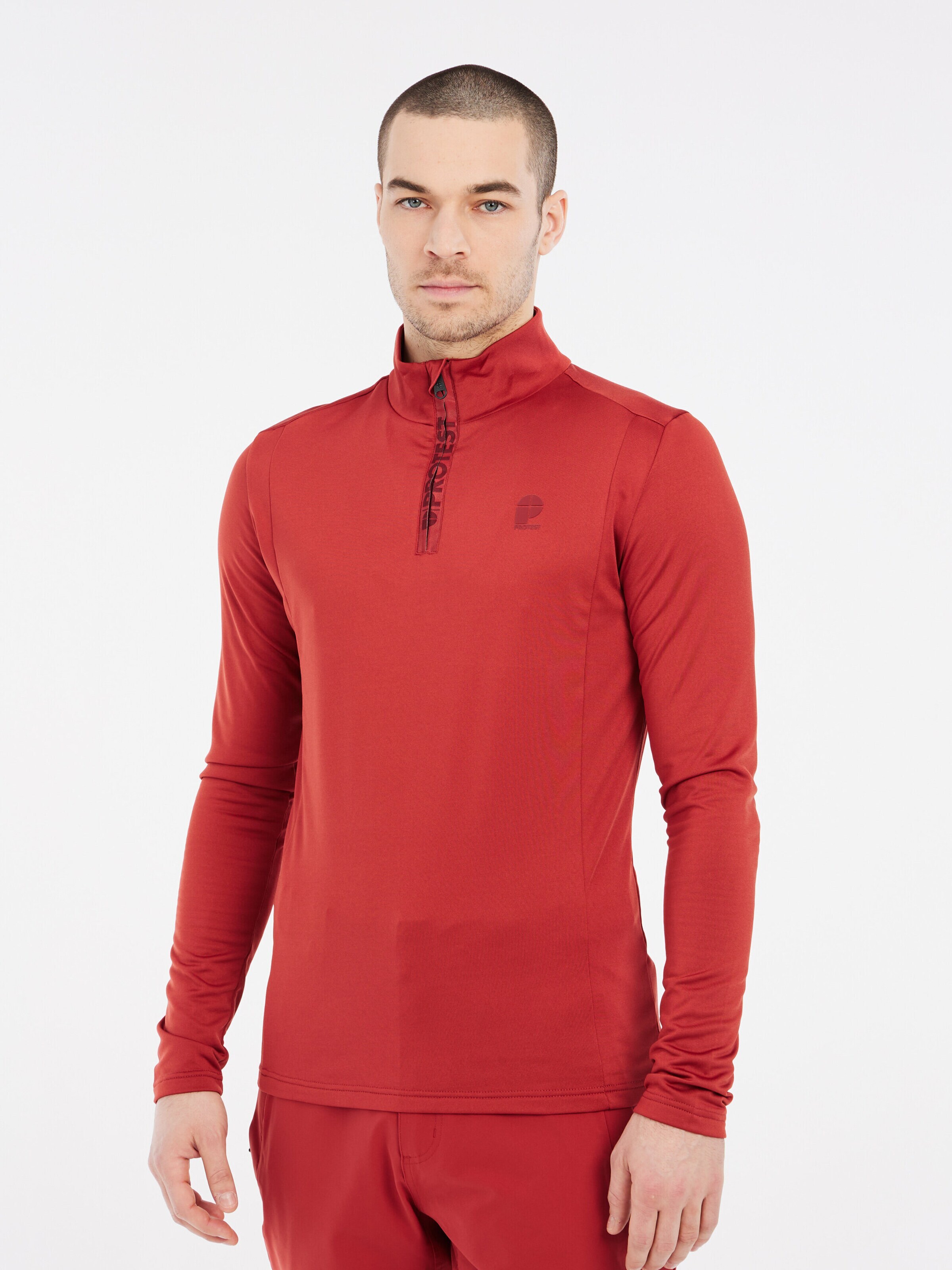 PROTEST Sportsweatshirt 'REWILL' in Rood: voorkant