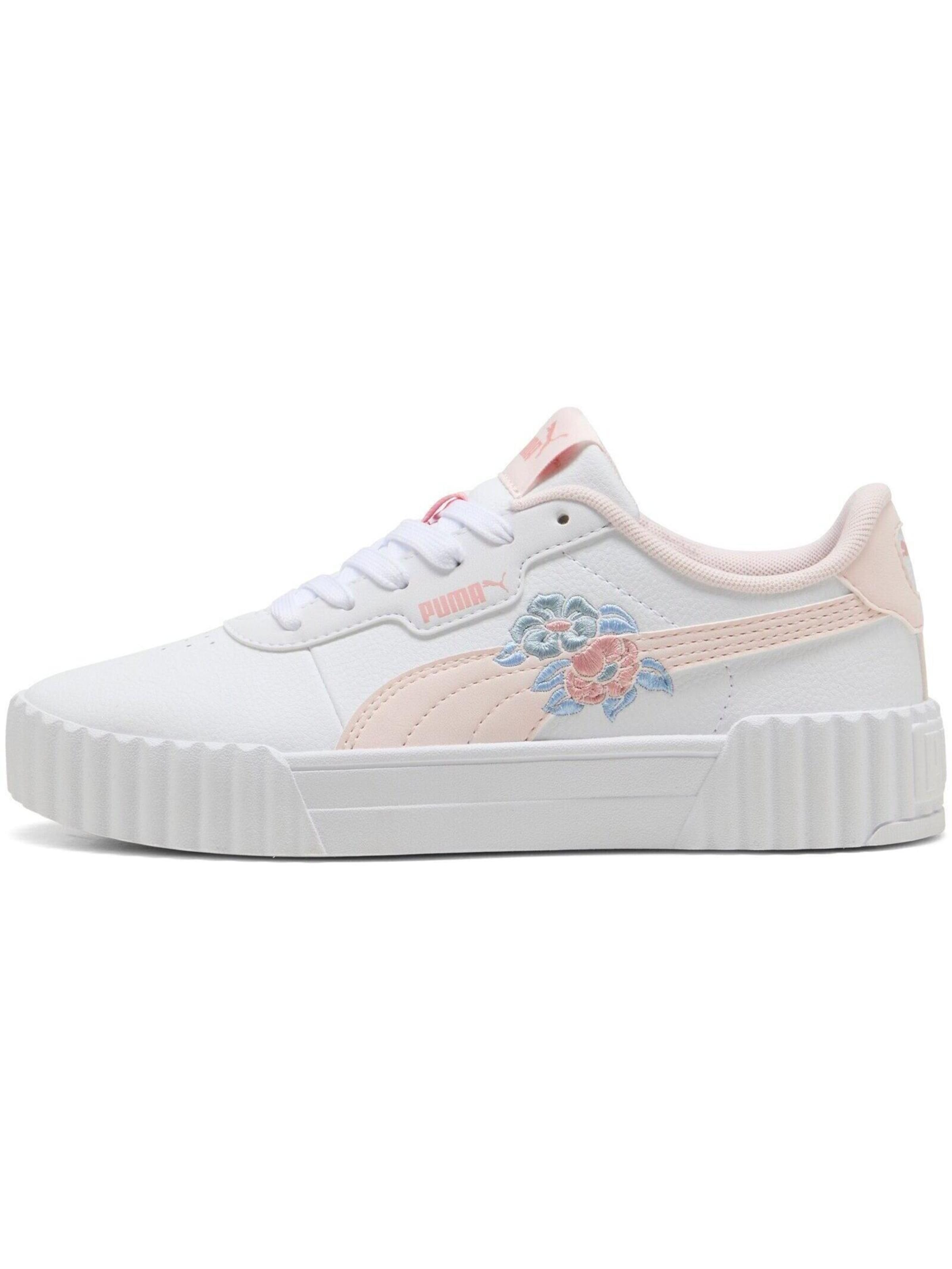 Scarpa sportiva 'Carina 3.0 Floral Jr' di PUMA in bianco: frontale