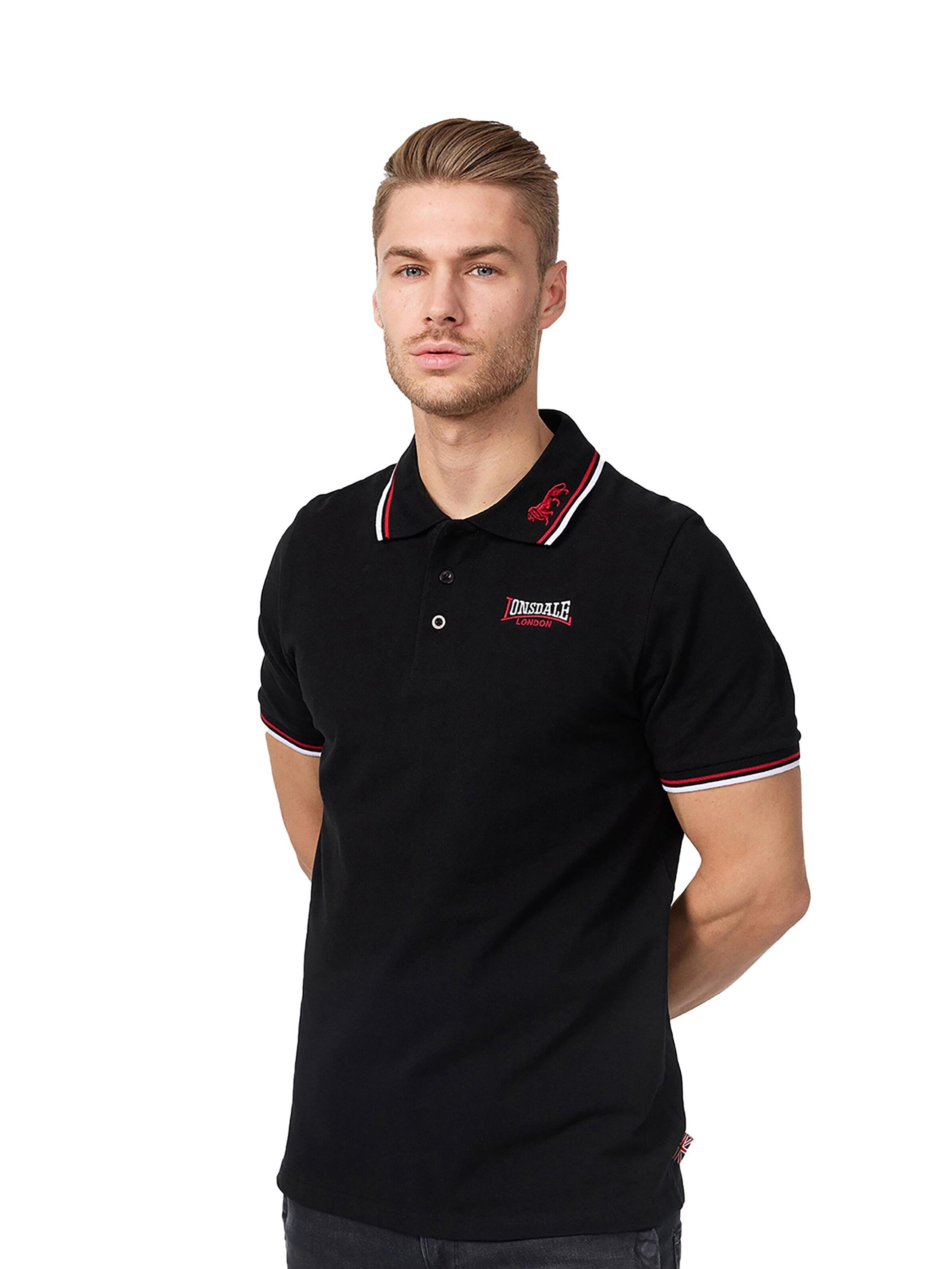 LONSDALE Shirt‌‌‌‌ in Schwarz: Vorderseite