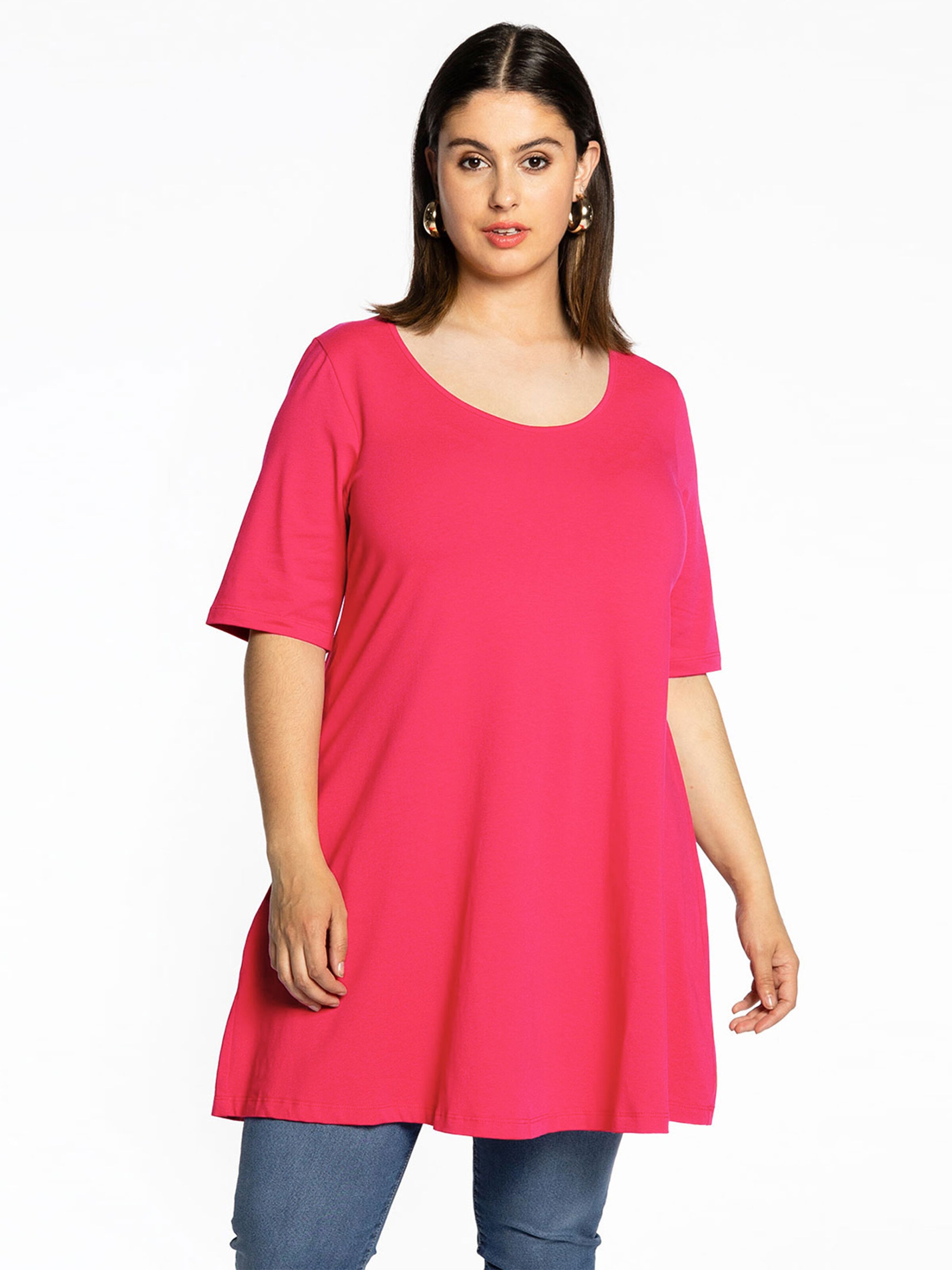 YOEK Tunic in Pink: front