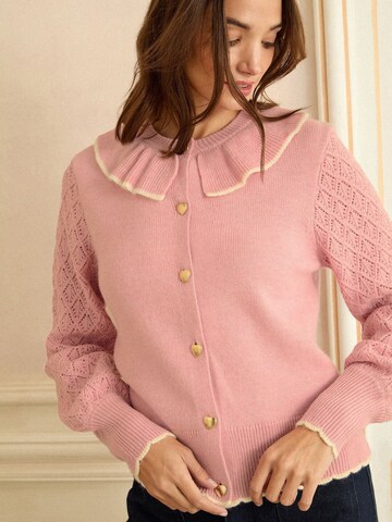 love & roses Strickjacke in Pink