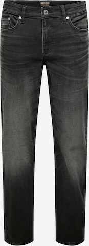 pilka Only & Sons Standartinis Džinsai 'ONSWeft': priekis