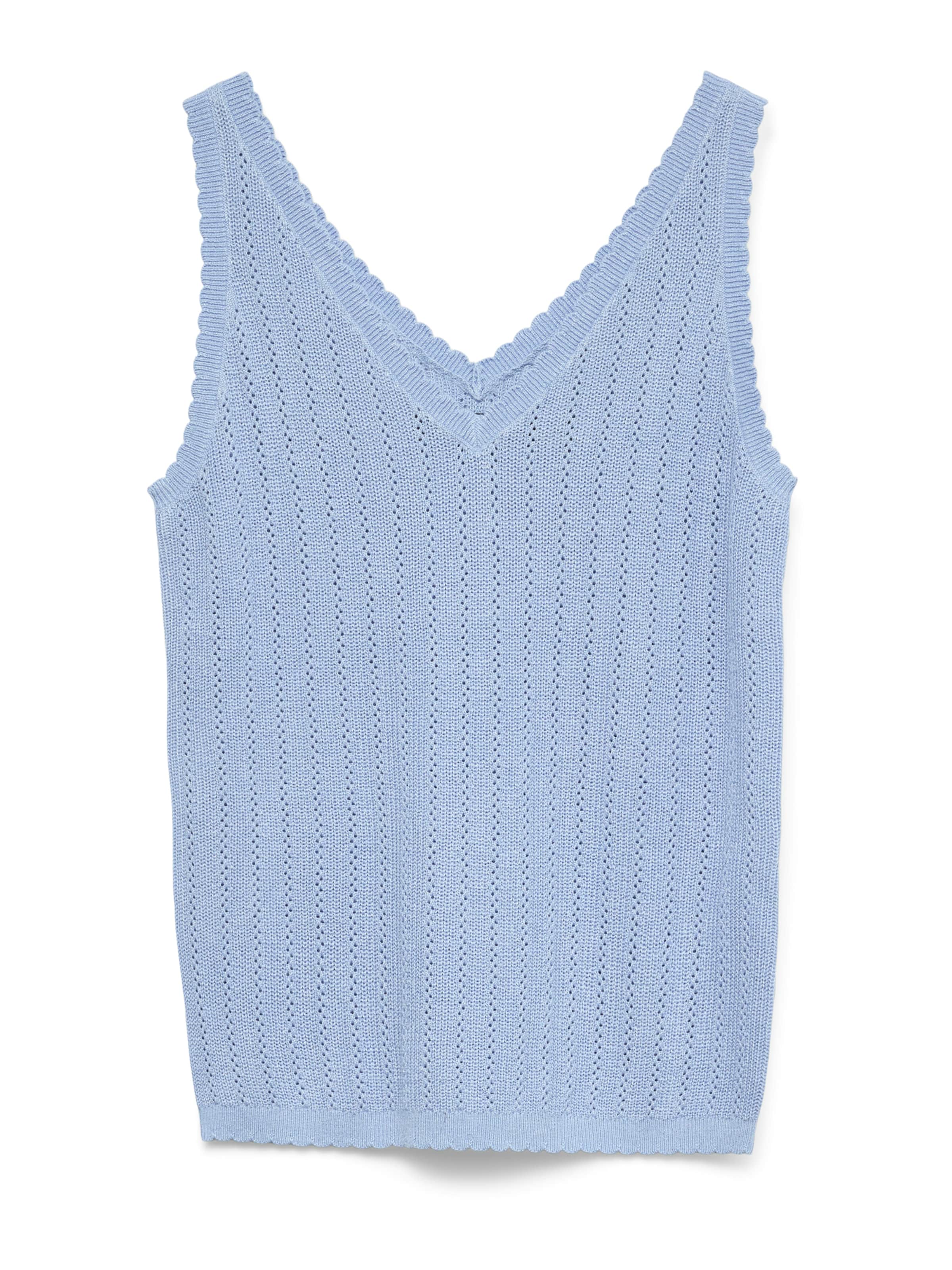 VERO MODA Top z naramnicami 'VMNEWLEX' | modra barva: sprednja stran