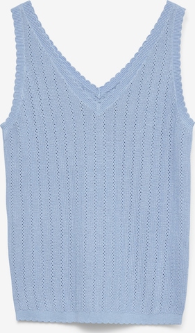 mėlyna VERO MODA Megzta palaidinė be rankovių 'VMNEWLEX': priekis