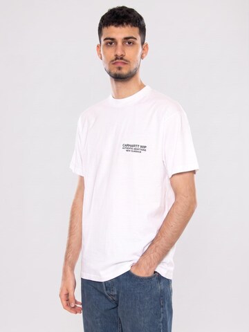 Carhartt WIP Shirt 'S/S SEAN HAMILTON 03 T-SHIRT' in Wit: voorkant