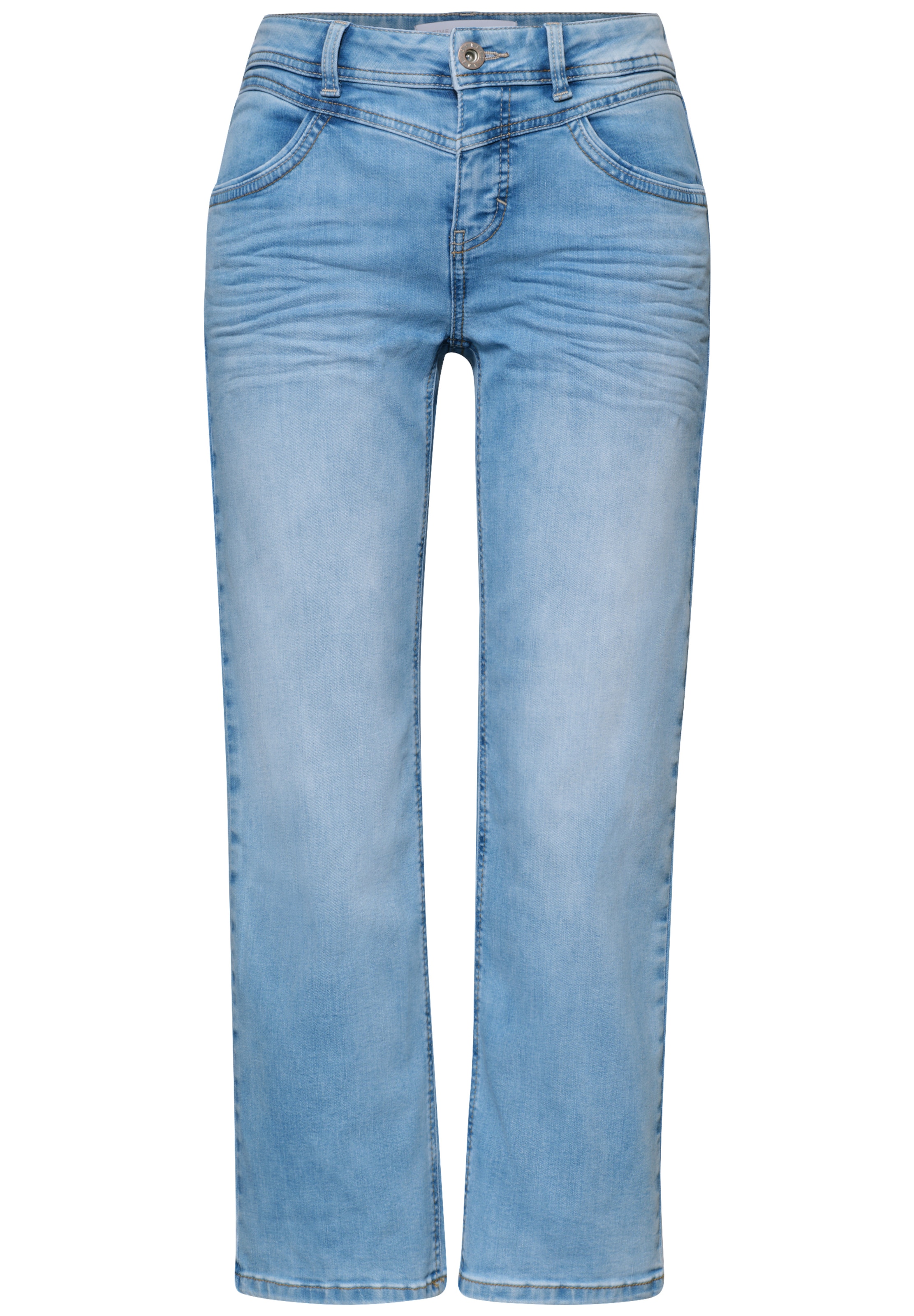 STREET ONE Bootcut Jeans in Blau: Vorderseite