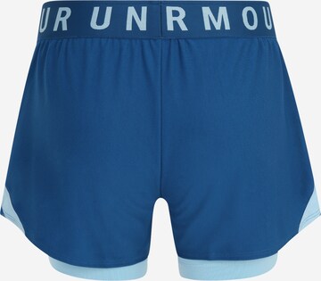 UNDER ARMOUR Normální Sportovní kalhoty 'Play Up' – modrá