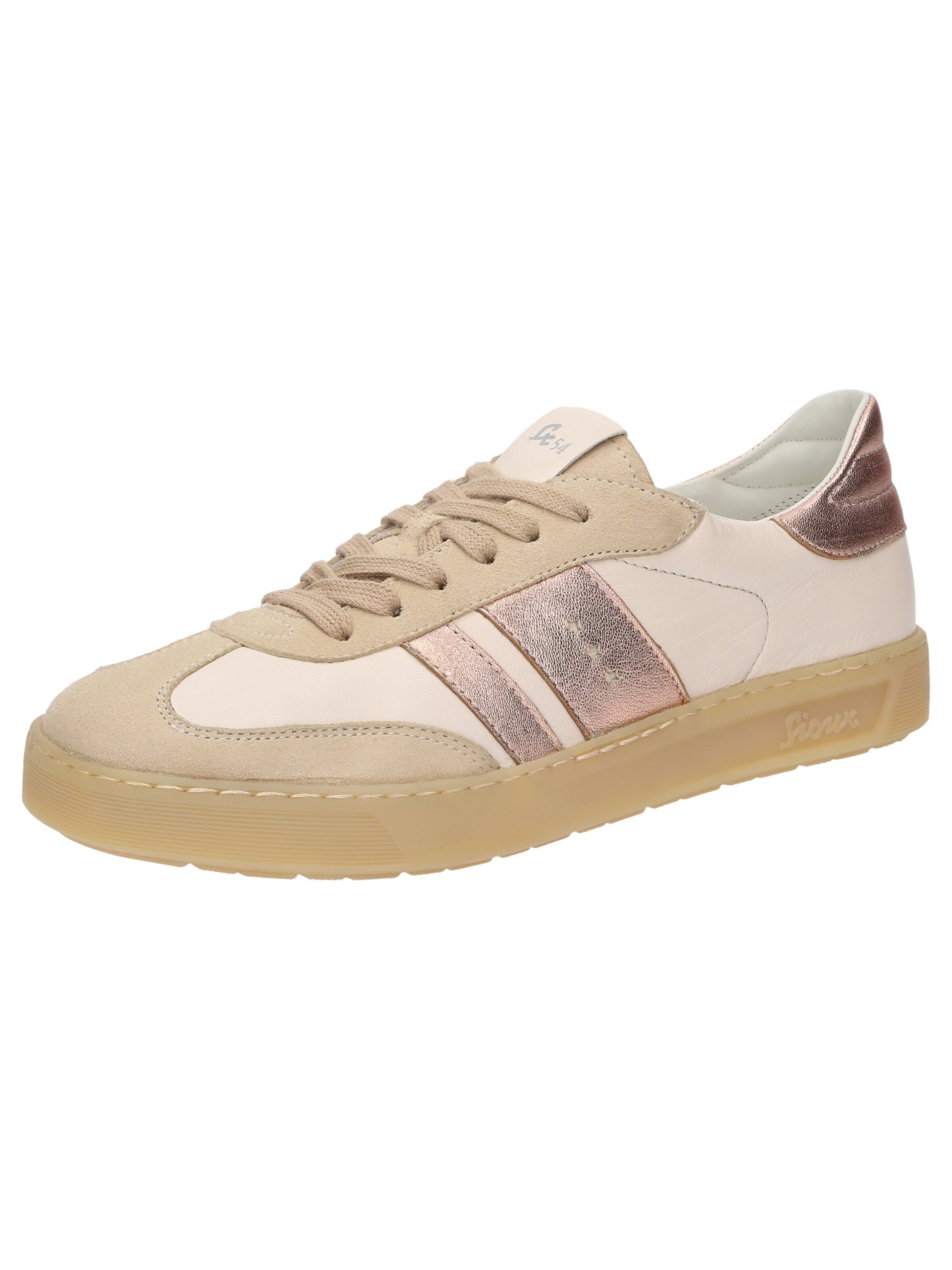 SIOUX Sneakers laag 'Tedroso' in Beige: voorkant