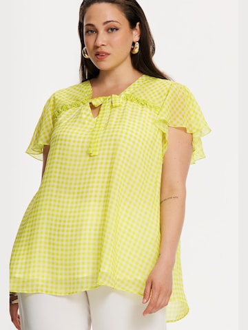 YOEK Tunic in Yellow: front